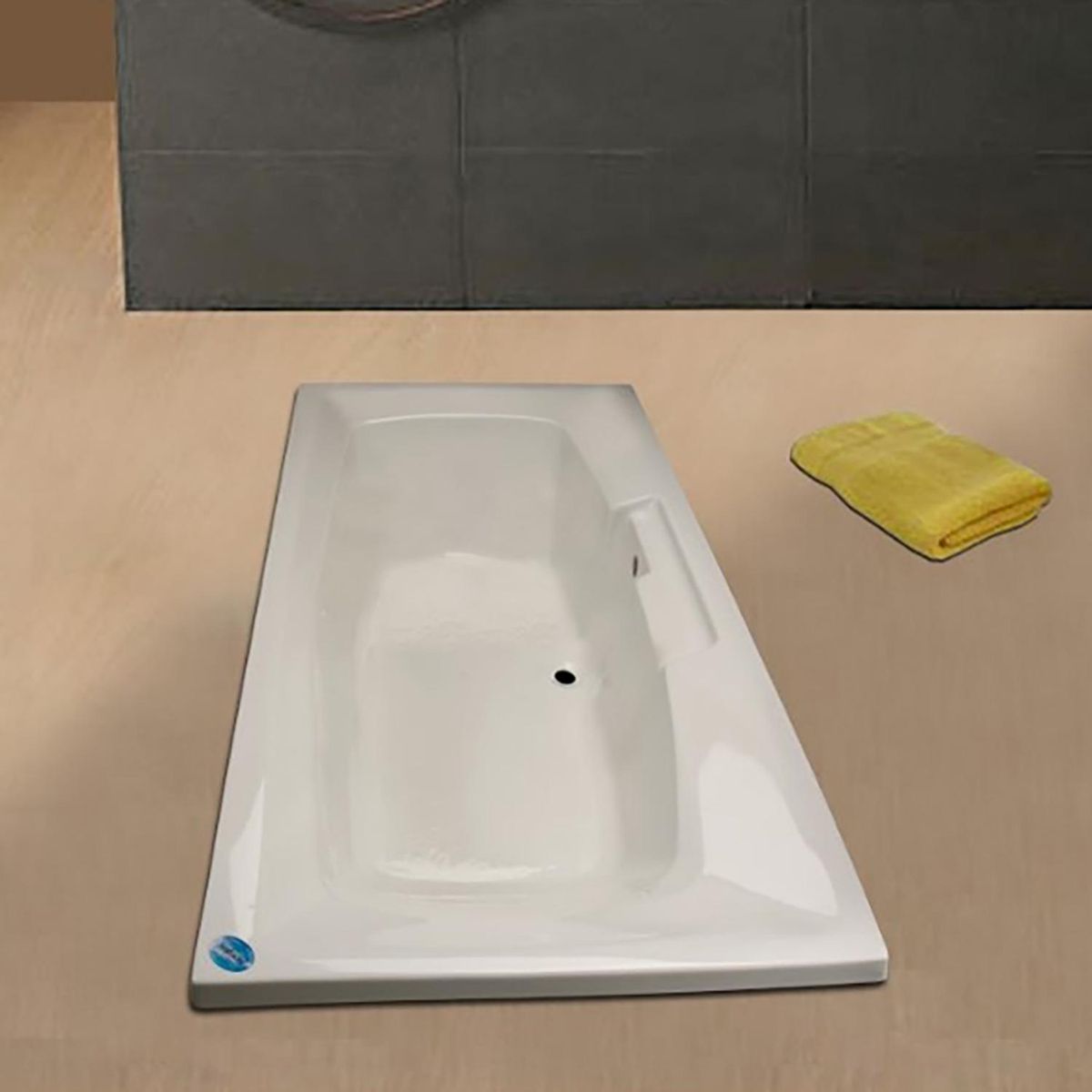 NORGLAS - Tina 180x90 cm Rectangular Metacrilato