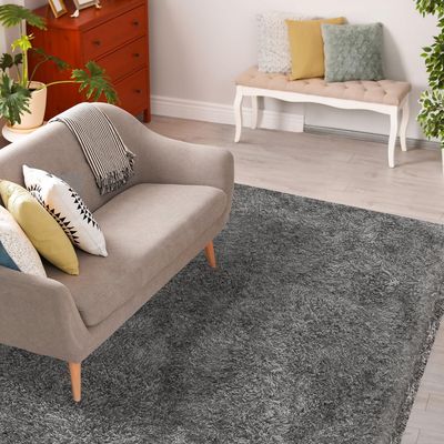 Imagen 2 del producto Alfombra Kite 160x230 cm Polipropileno Gris