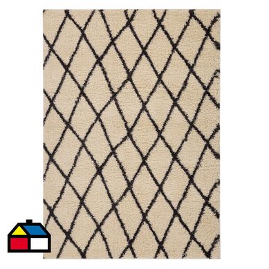 Alfombra Jacinta 133X190 blanco gris