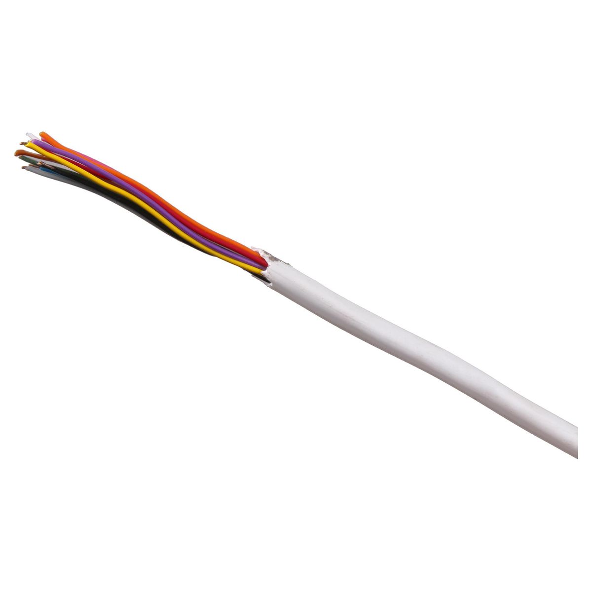 ROIMEX - Cable Telefónico 3 Pares 24 Awg Metro Lineal Blanco