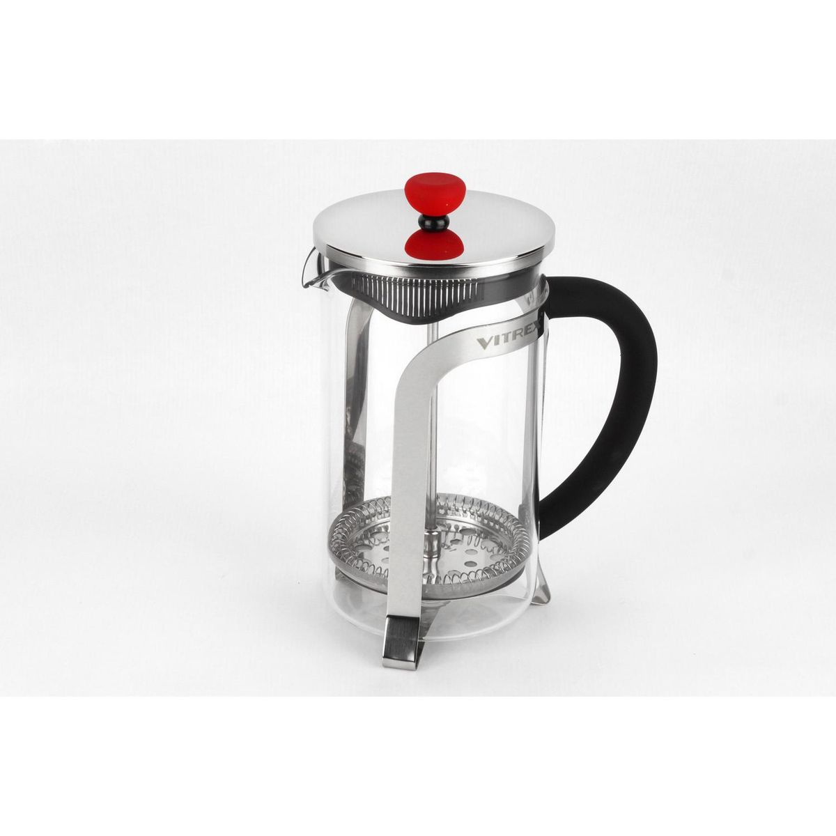 VITREX - Cafetera Embolo Vitrex Vidrio 600 ml Transparente