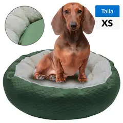 PETIZOOS - Cama Bombon Soft para Gato 19x45x45 cm Verde