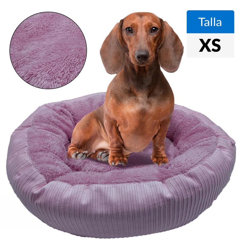 PETIZOOS - Cama Bombon Soft para Gato 19x45x45 cm Rosado