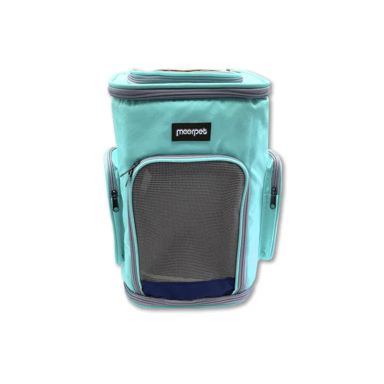 Mochila Transportadora para Perro 59x47x57 cm Turquesa