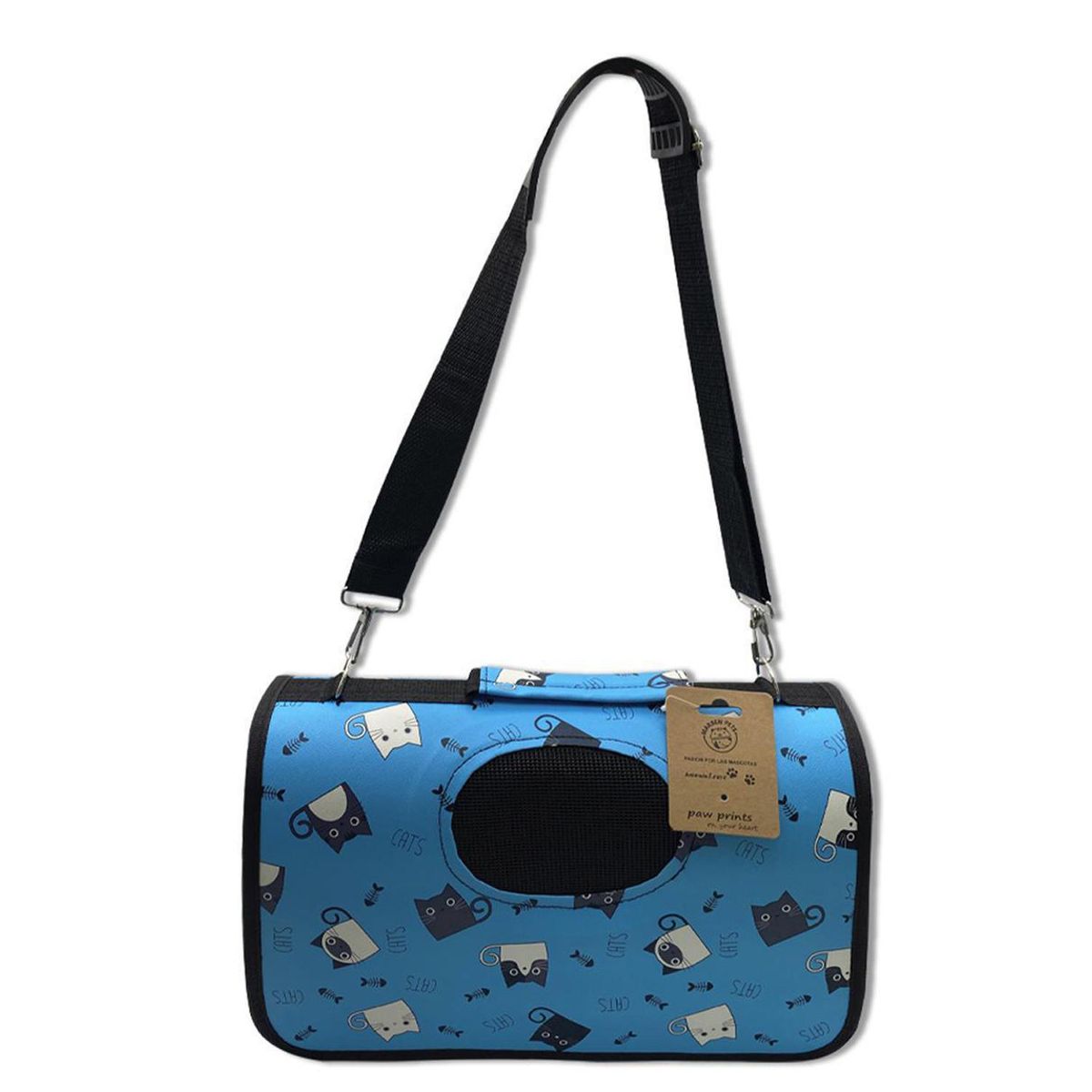 GENERICO - Bolso S para Perro 2x28x54 cm Celeste