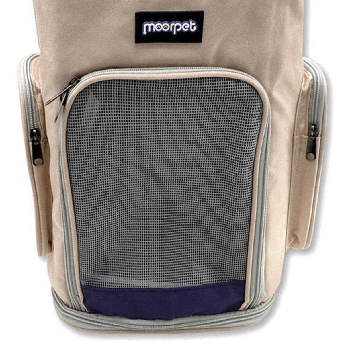 GENERICO - Mochila Transportadora Premium para Perro 59x47x57 cm Beige