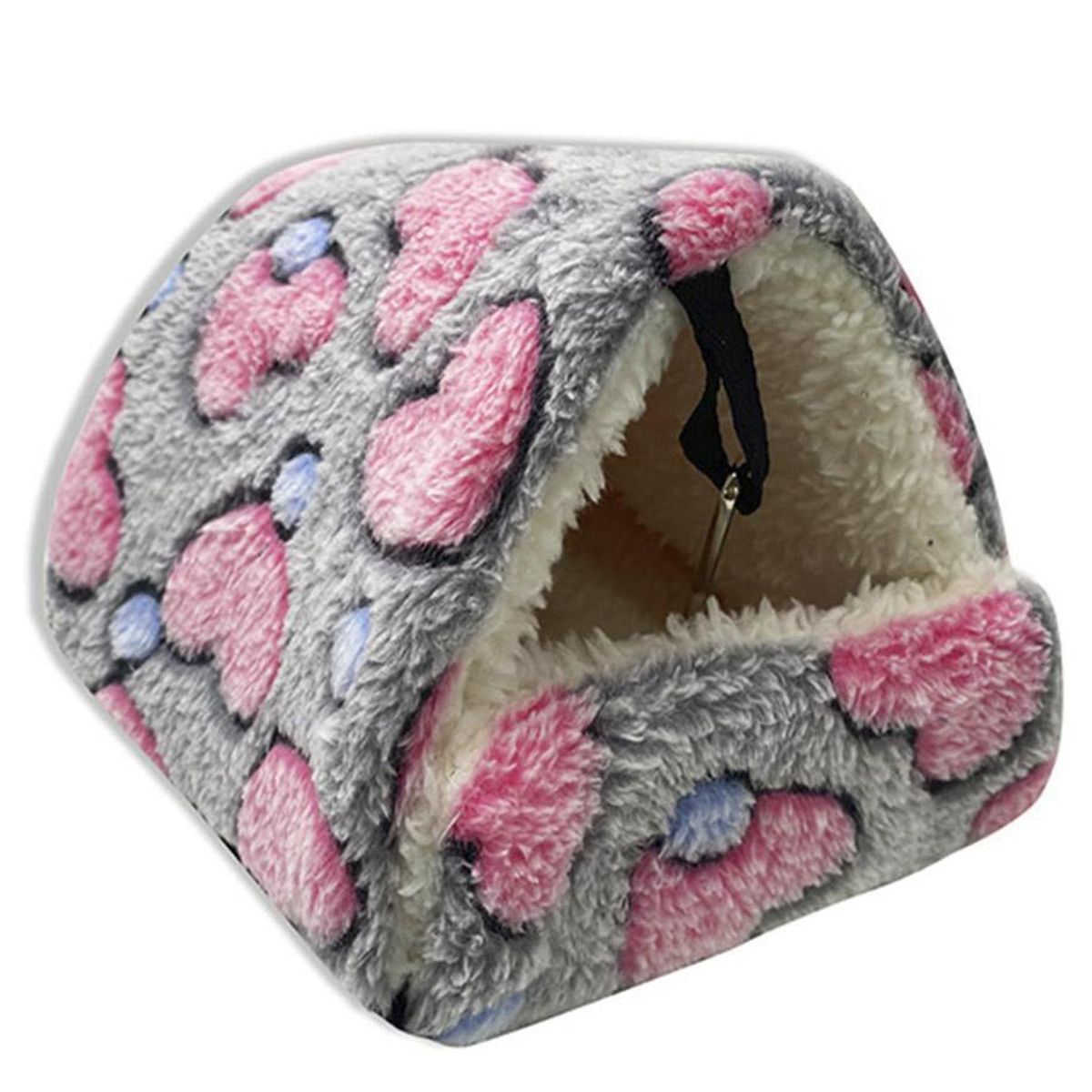 GENERICO - Cama Nido para Hamster Talla S Rosa