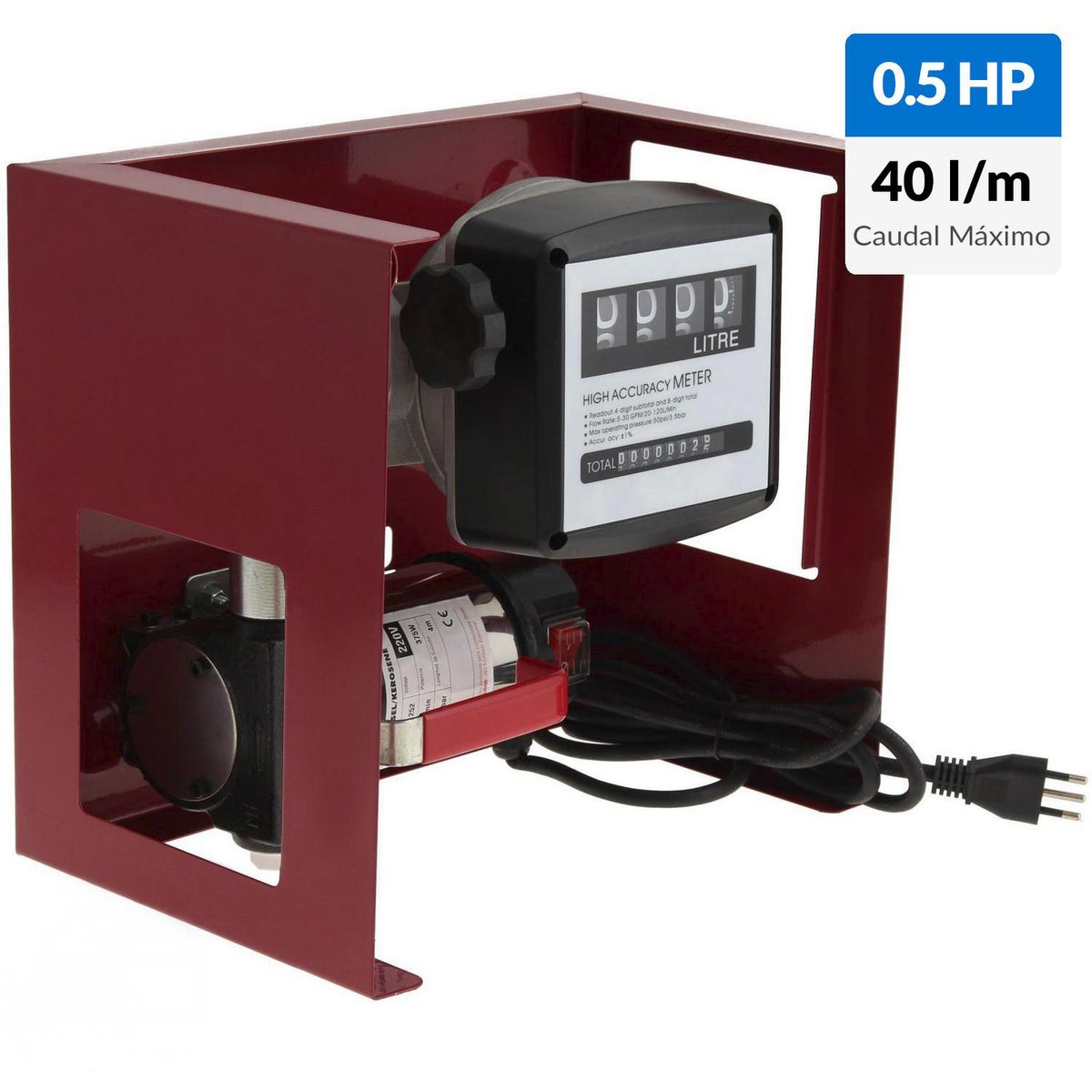 POWER PRO - Kit electrobomba 0,5HP de trasvasije diésel - kerosene