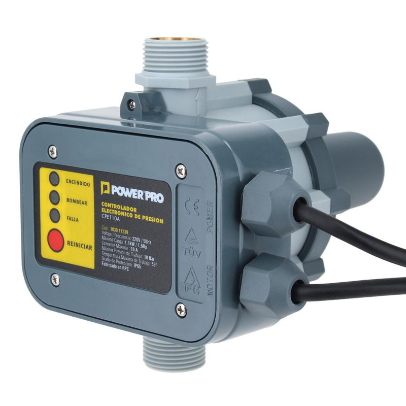 POWER PRO - Controlador eléctrico de presión 10A 1,5HP
