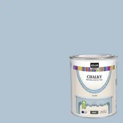 KOLOR - Pintura Tizada Chalky Azul Bebé Mate 1L