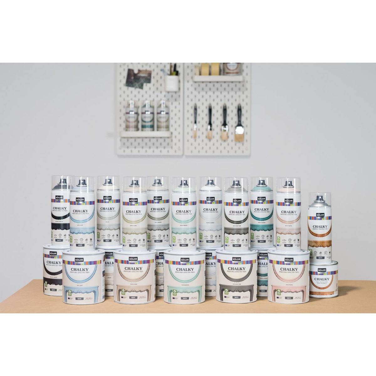 KOLOR - Cera al Agua Mate 0.5 l sin color