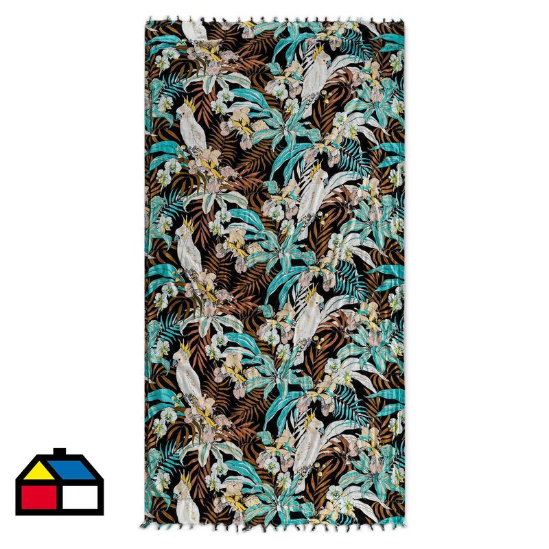 ELEMENT & CO - Pareo  420 gr Algodón 100x180 cm Estampado