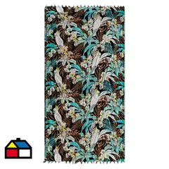 ELEMENT & CO - Pareo Parrots 420 gr Algodón 100x180 cm Estampado