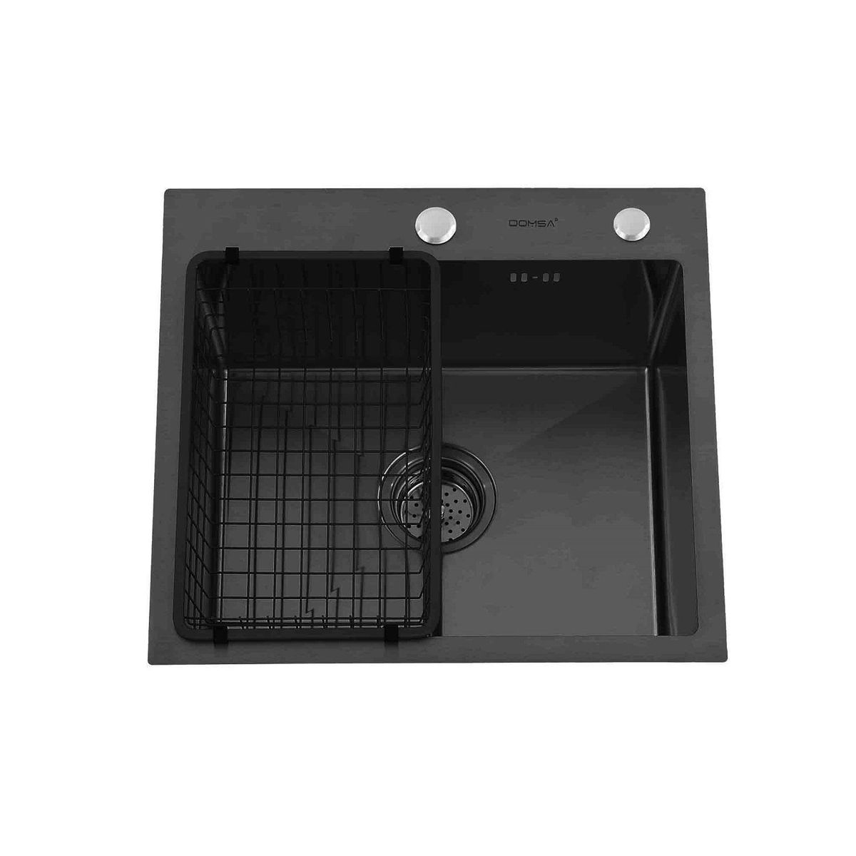 DOMSA - Lavaplatos Deluxe MDS5046-SS 1 Cubeta(s) 50x22x46 cm Acero inoxidable