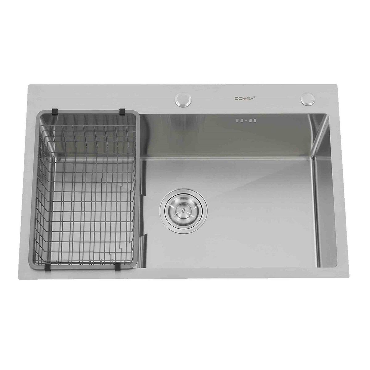 DOMSA - Lavaplatos Deluxe MDS7046-SS 1 Cubeta(s) 70x22x46 cm Acero inoxidable