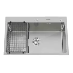 DOMSA - Lavaplatos Deluxe MDS7046-SS 1 Cubeta(s) 70x22x46 cm Acero inoxidable