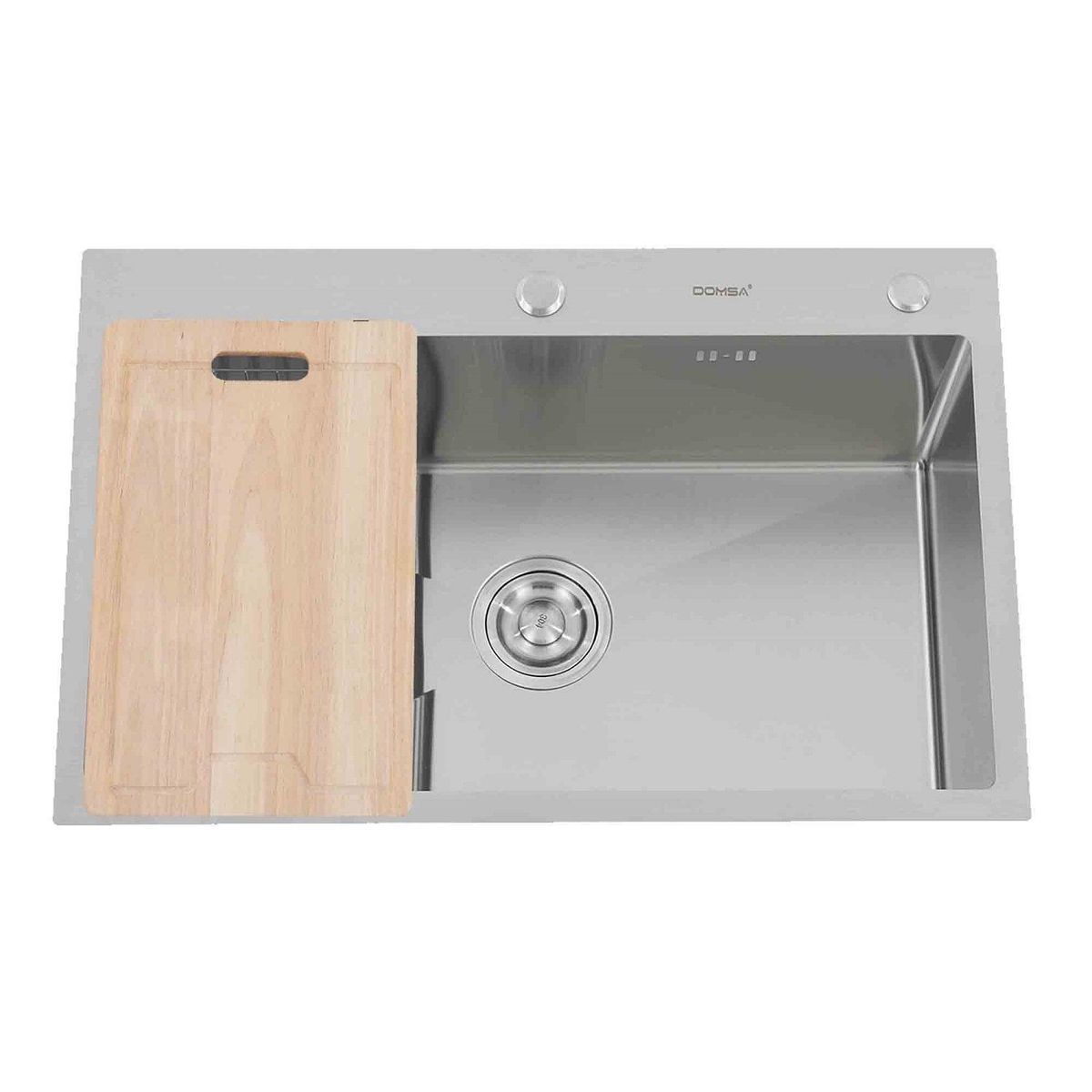 DOMSA - Lavaplatos Deluxe MDS7046-SS 1 Cubeta(s) 70x22x46 cm Acero inoxidable