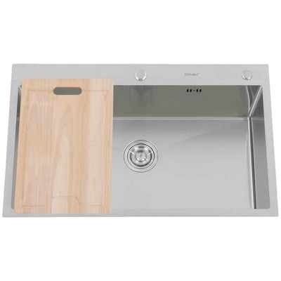 Imagen 2 del producto Lavaplatos Deluxe MDS8050A-S-C/L 1 Cubeta(s) 80x21x50 cm Acero inoxidable