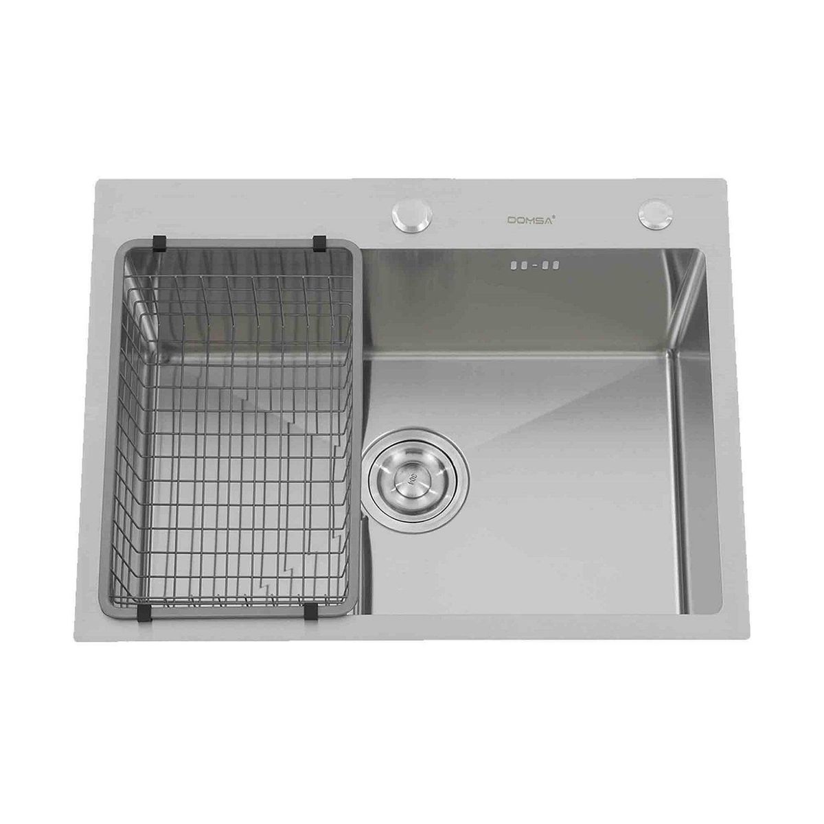 DOMSA - Lavaplatos Deluxe MDS6046-SS 1 Cubeta(s) 60x22x46 cm Acero inoxidable