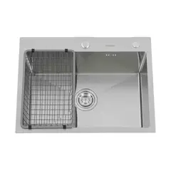 DOMSA - Lavaplatos Deluxe MDS6046-SS 1 Cubeta(s) 60x22x46 cm Acero inoxidable