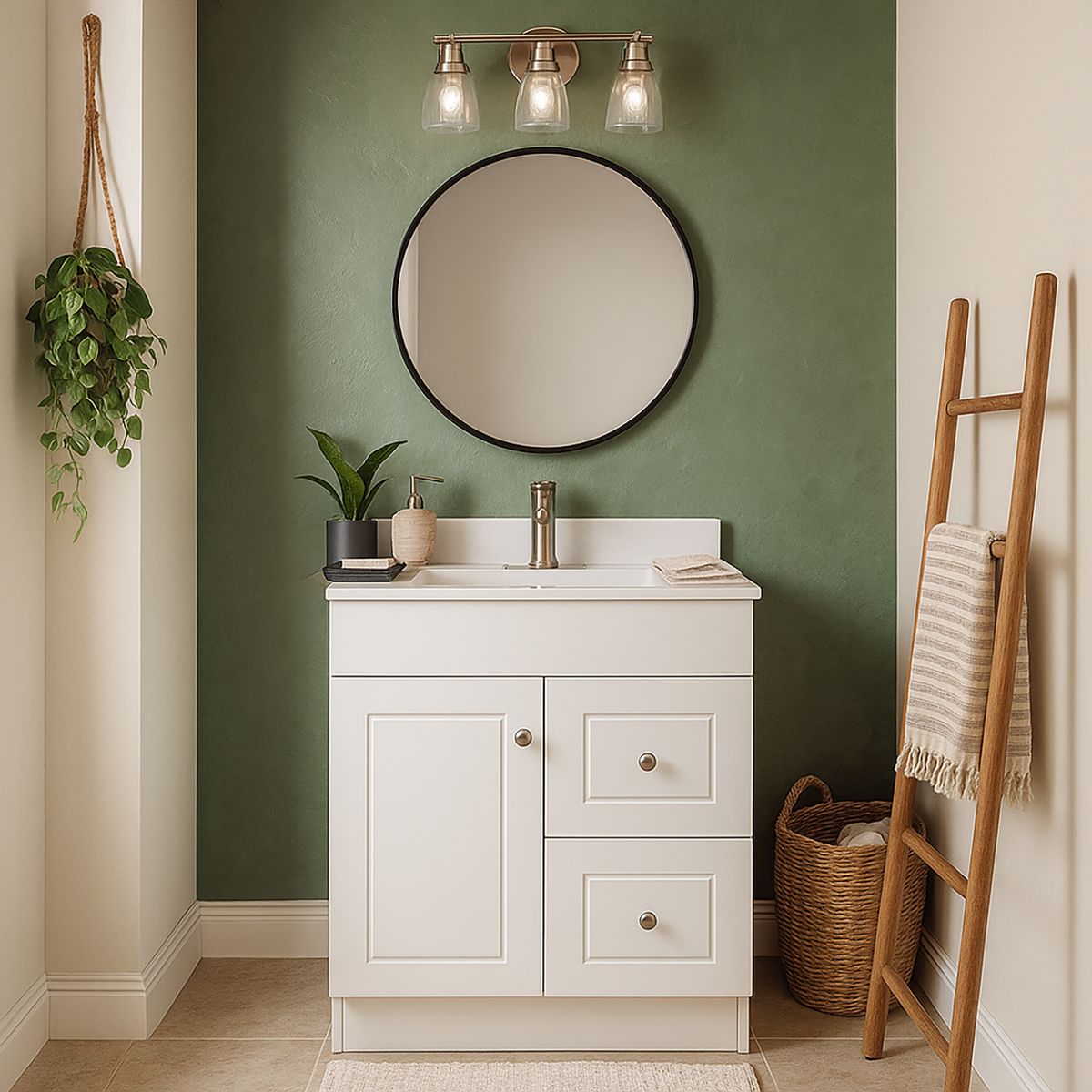 DOMSA - Mueble vanitorio BPA-60A (Sin Cubierta)