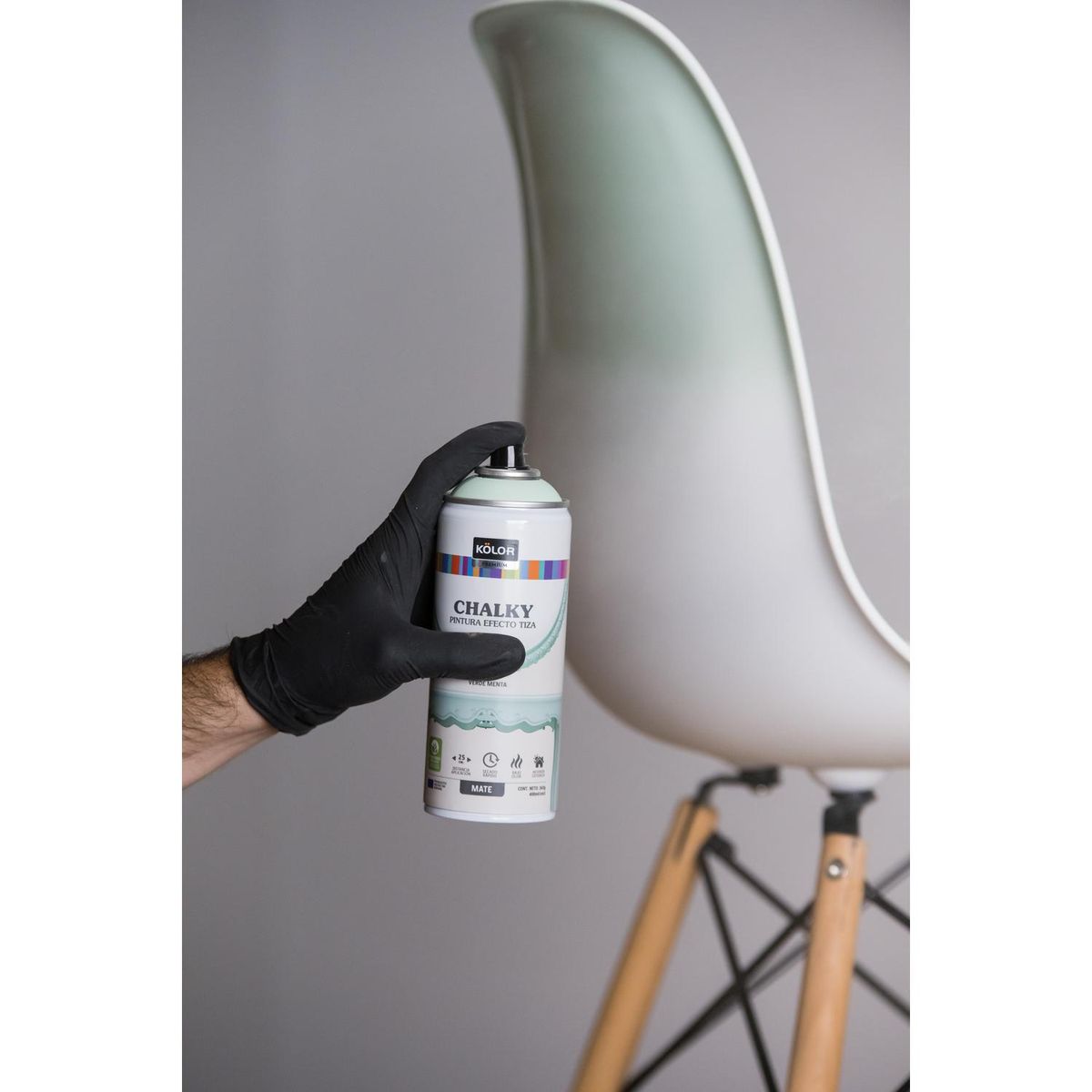 KOLOR - Pintura Tizada Chalky Spray 0.4 l Mate verde