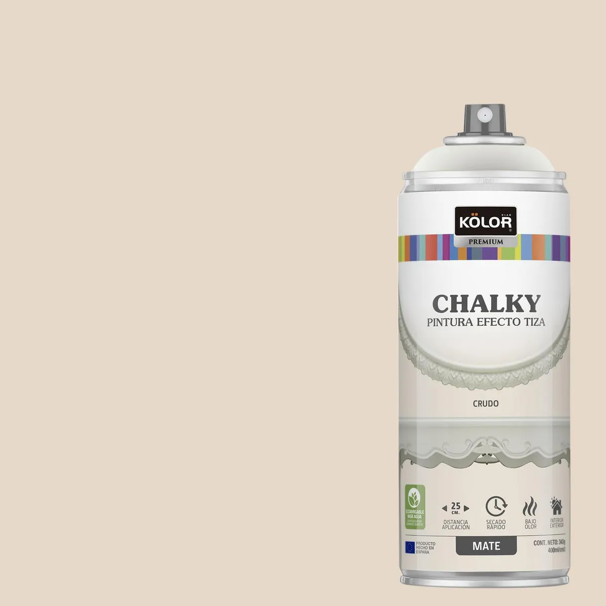 KOLOR - Pintura Tizada Chalky Spray 0.4 l Mate crudo