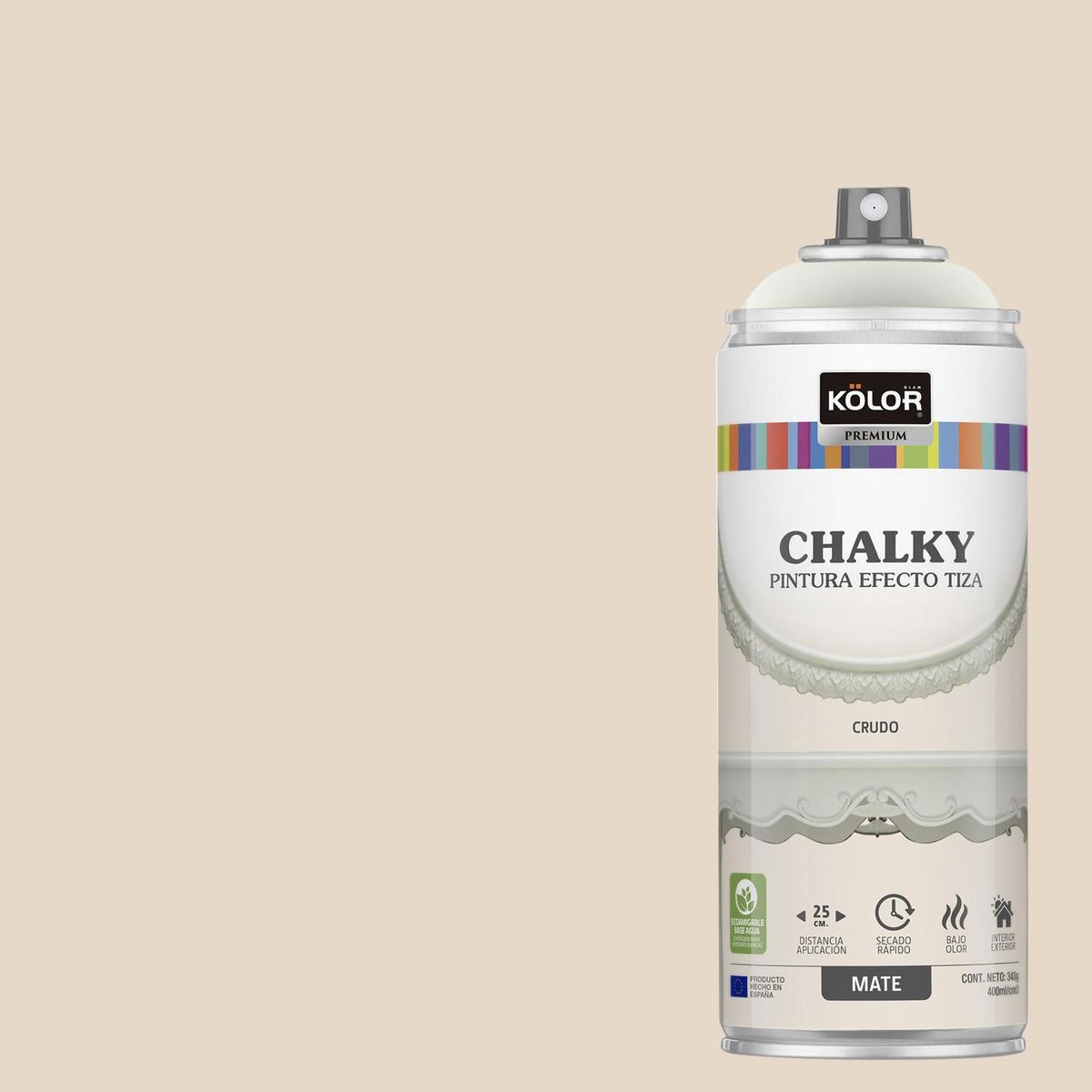 KOLOR - Pintura Tizada Chalky Spray 0.4 l Mate crudo