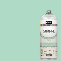 KOLOR - Pintura Tizada Chalky en Spray Verde Menta Mate 400ml