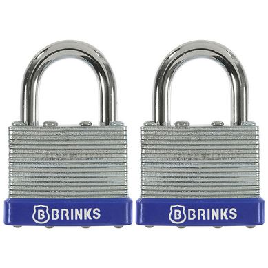 Candado Brinks 40mm Lamin 2 unidades