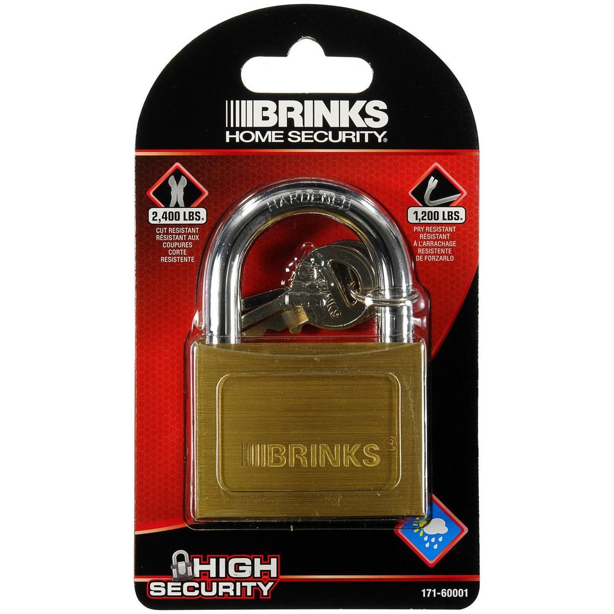 BRINKS - Candado Brinks 60 mm brass