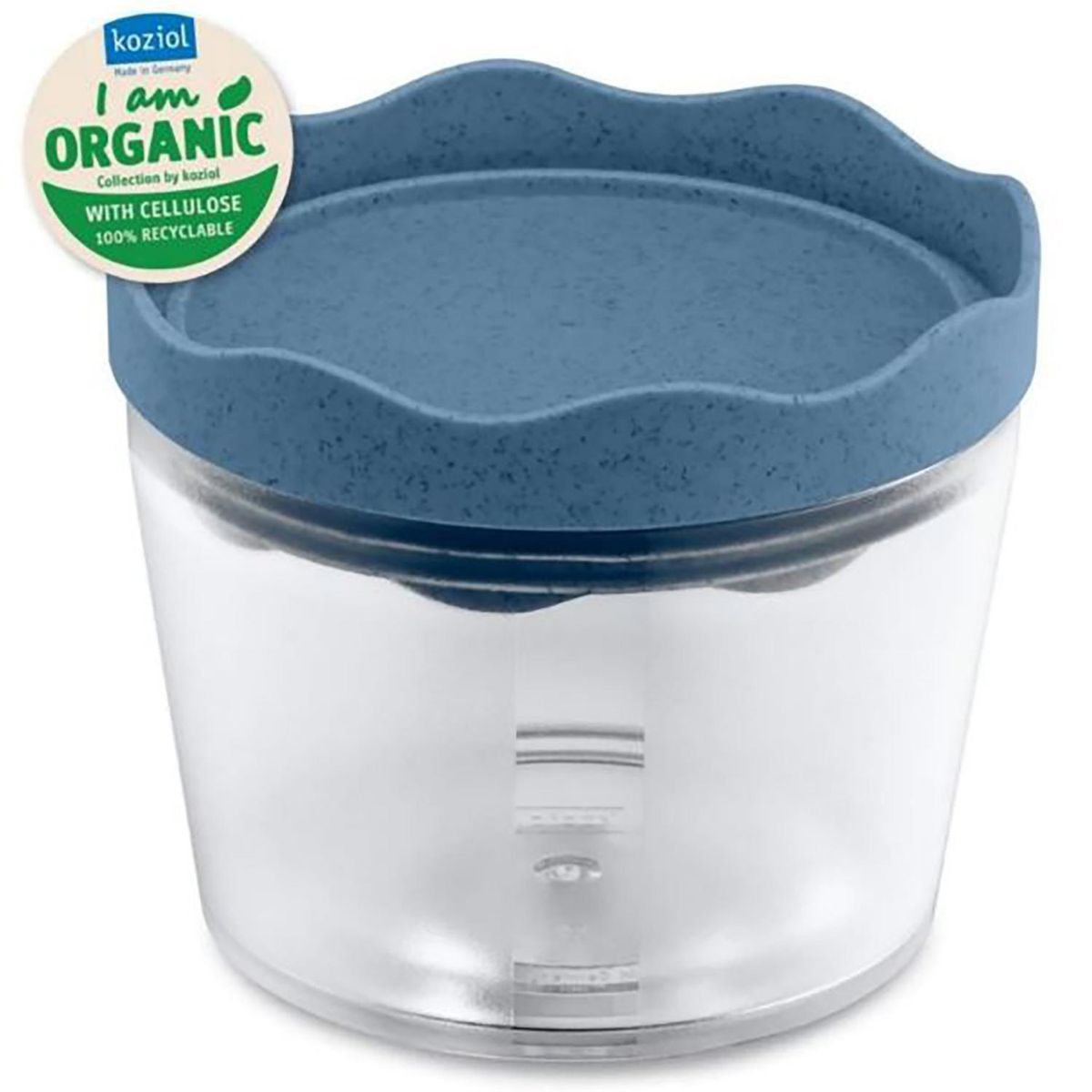  - Contenedor de Alimentos Tapa Azul Oscuro Plástico 300 ml