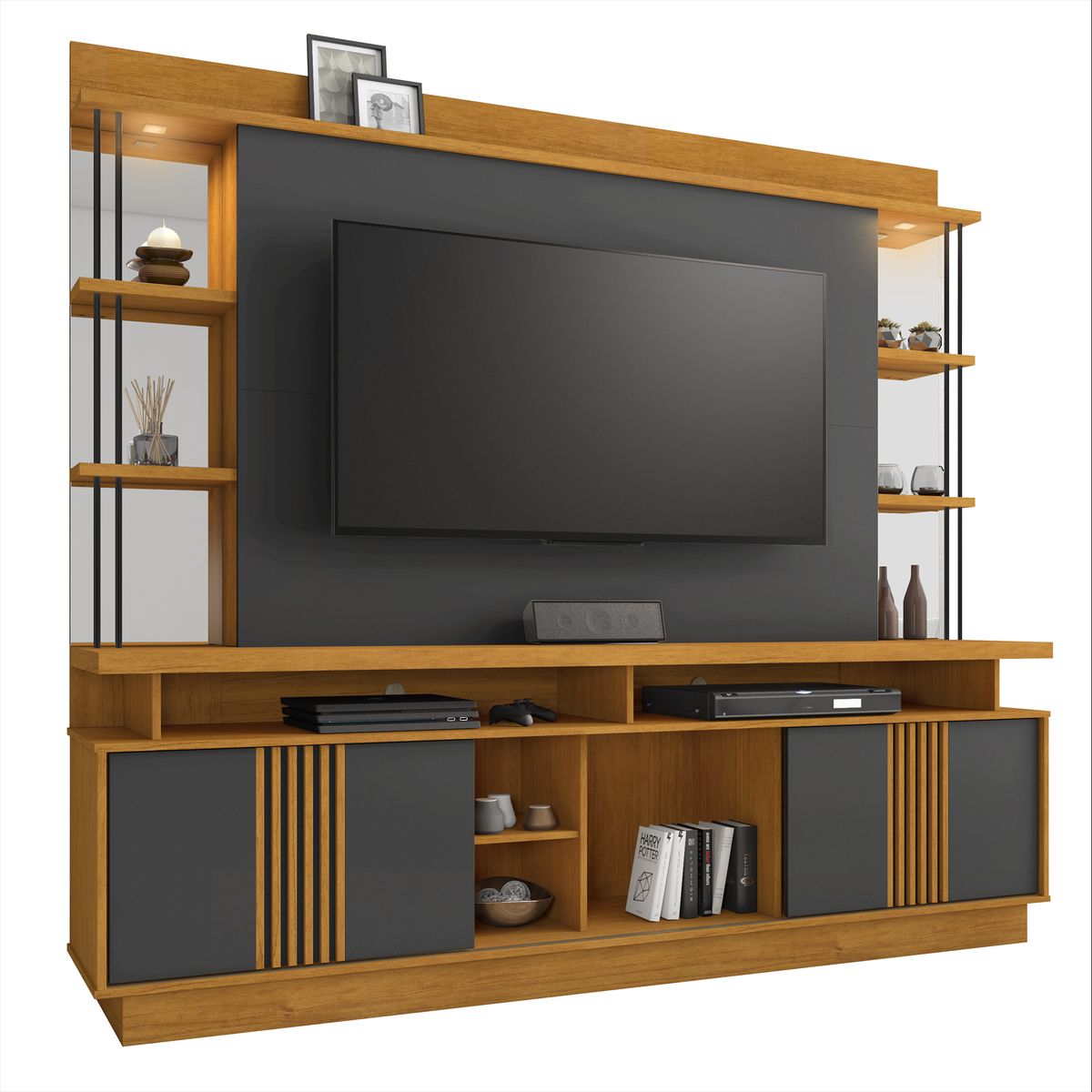 DI PORETTI - Home 65 " Esplendor Gris 210x201x45 cm