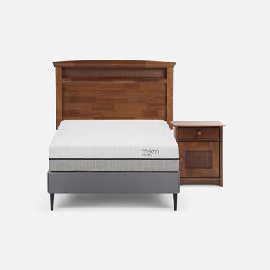 Cama Europea Pratta 1.5 plazas Gris
