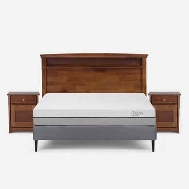 Cama Europea Pratta 2 plazas Gris