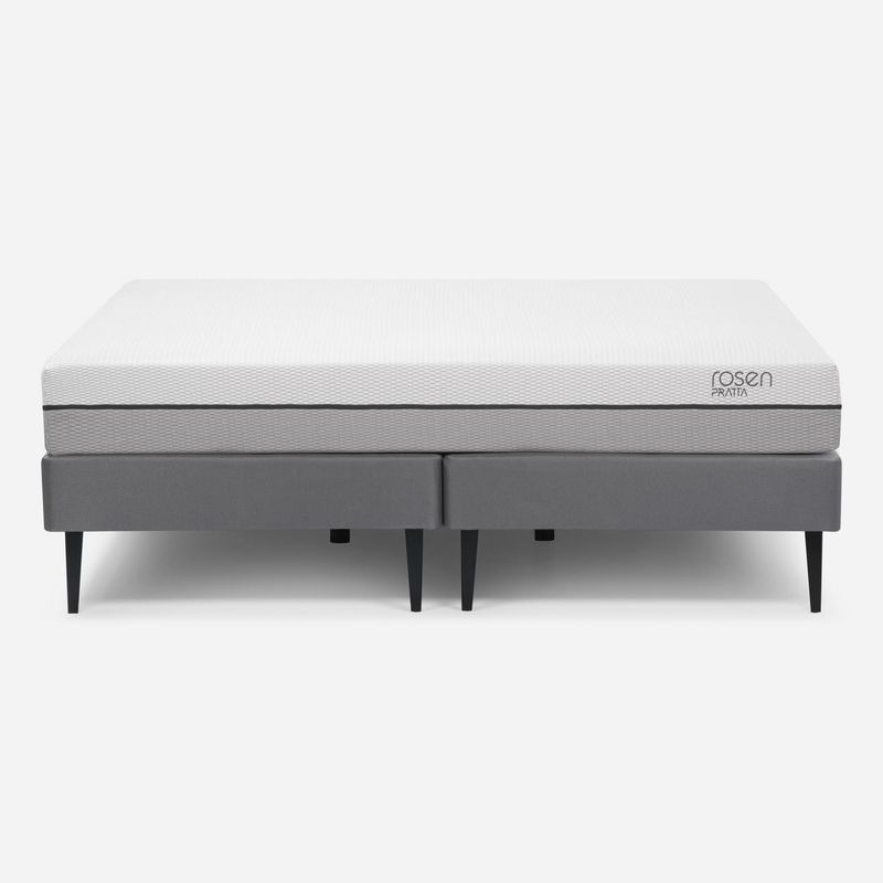 ROSEN - Cama King Europea Pratta Gris
