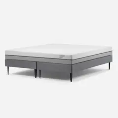 ROSEN - Cama Europea 2 plazas Pratta Gris