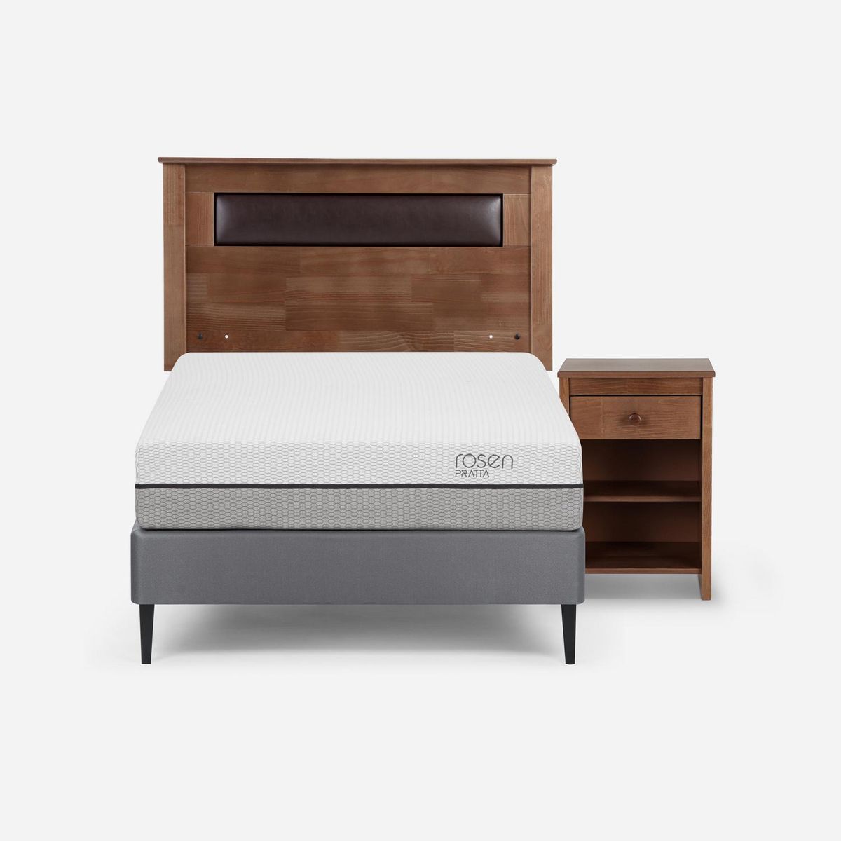 ROSEN - Cama 1 Plaza Europea Pratta Gris