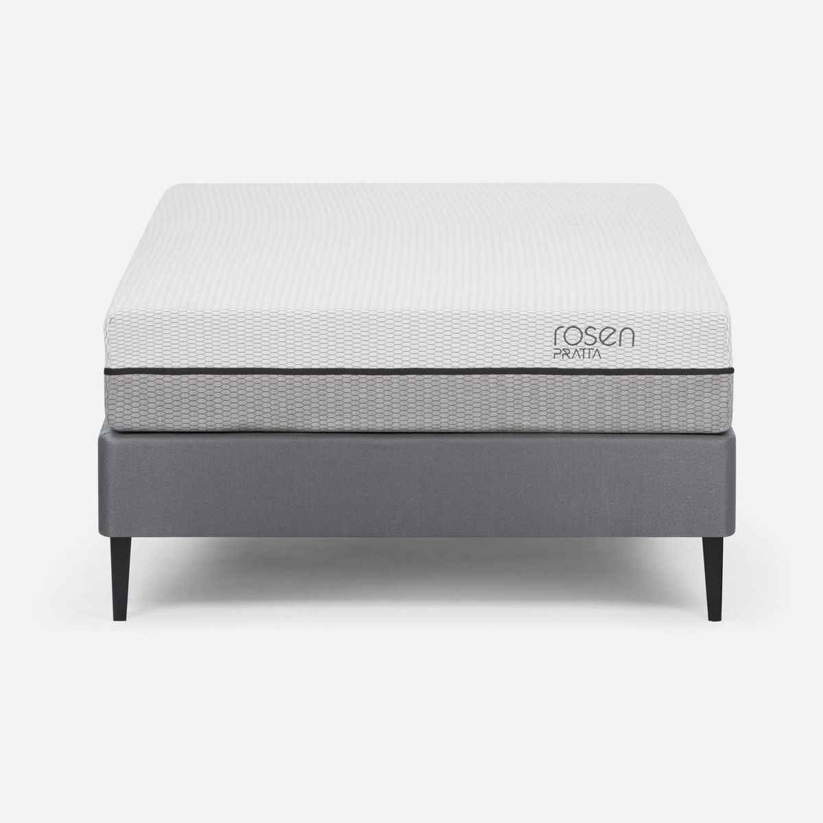 ROSEN - Cama 1.5 Plazas Europea Pratta Gris