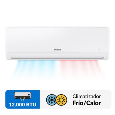 Aire acondicionado split inverter frio/calor 12000 BTU