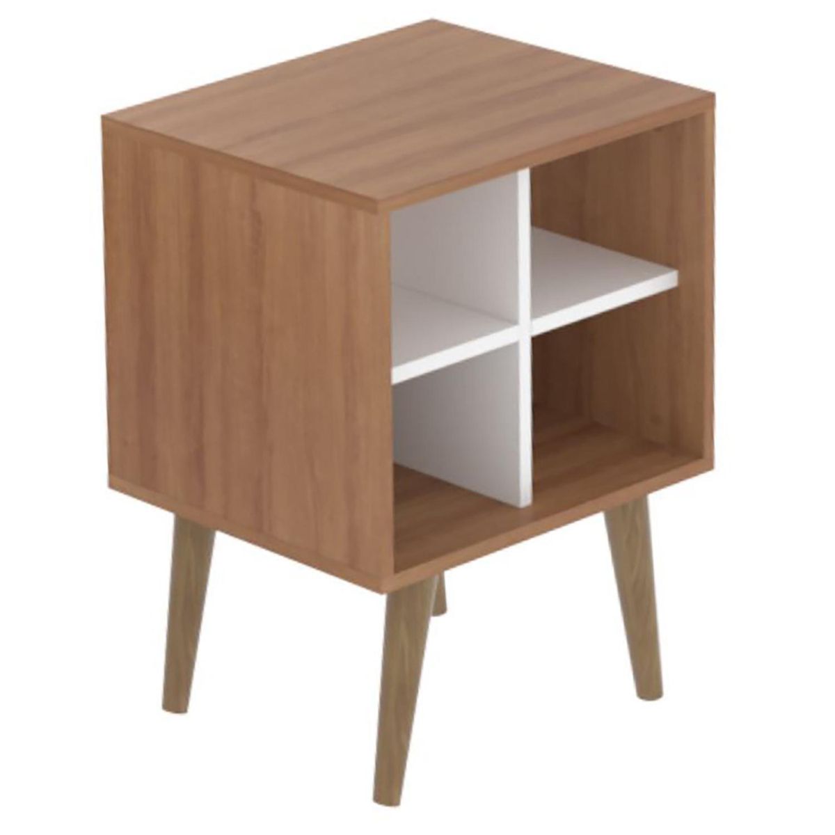 TECNOMOBILI - Velador Sonico Almendra 45x59,5x33 cm Blanco