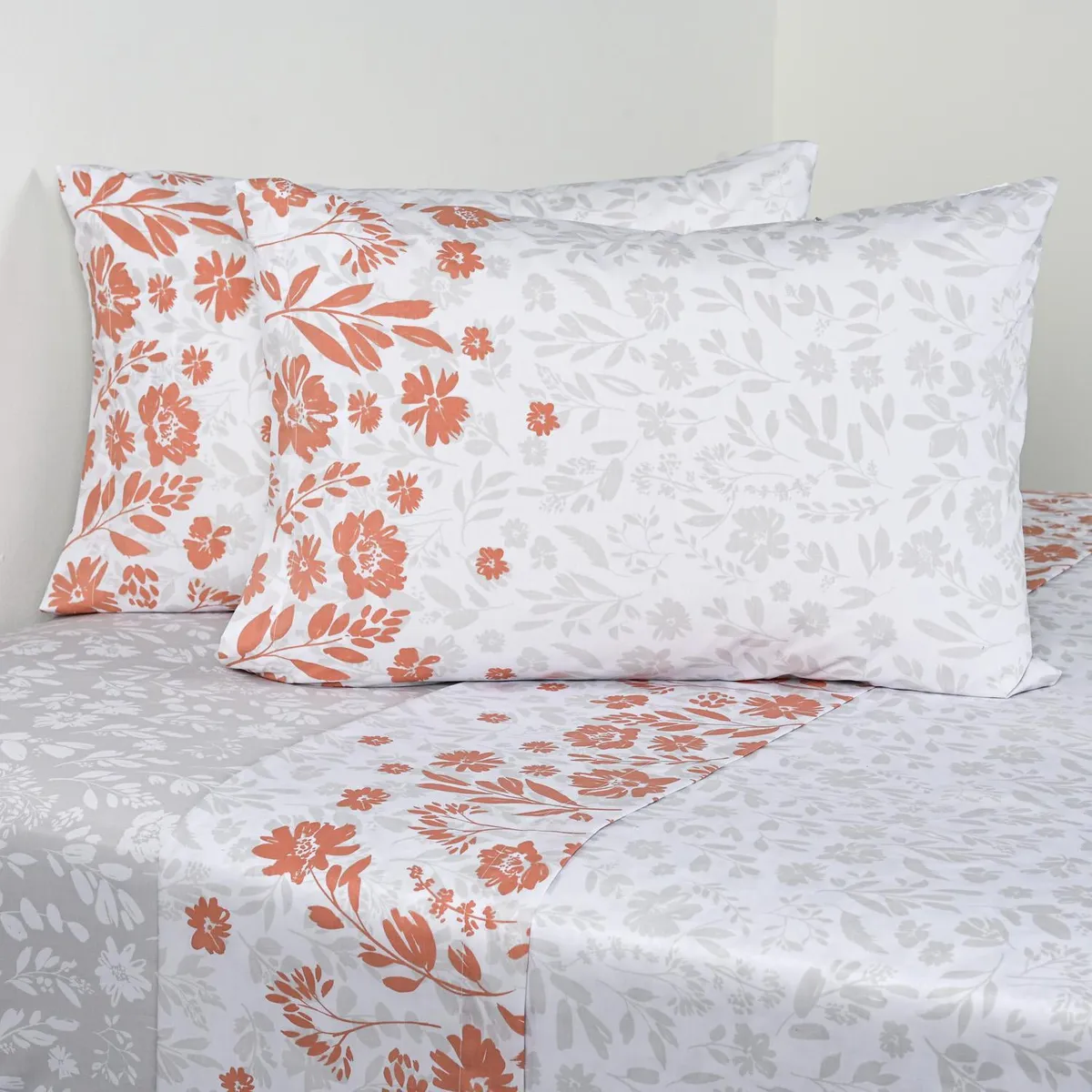 ELEMENTS BY CANNON - Juego de Sábanas Sunny King 200 Hilos Celeste