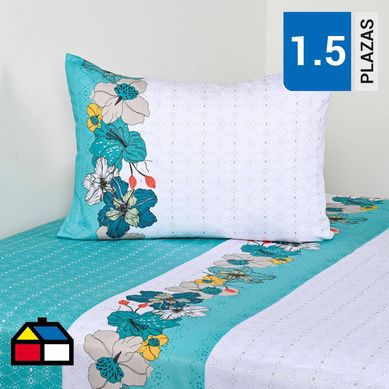 Sbanas 1.5 Plazas 144 Hilos Papua