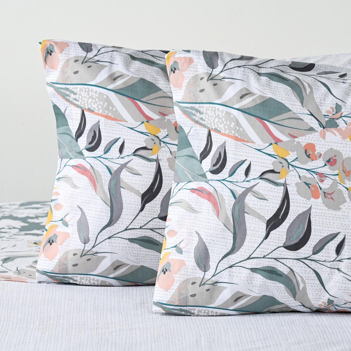 CANNON - Juego de Sábanas Rainforest King 200 Hilos Blanco