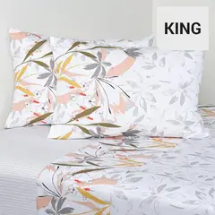 CANNON - Sábanas 1.5 Plazas 200 Hilos Kiki