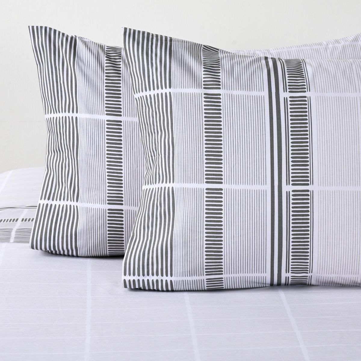 CANNON - Juego de Sábanas Express 2 plazas 200 Hilos Blanco