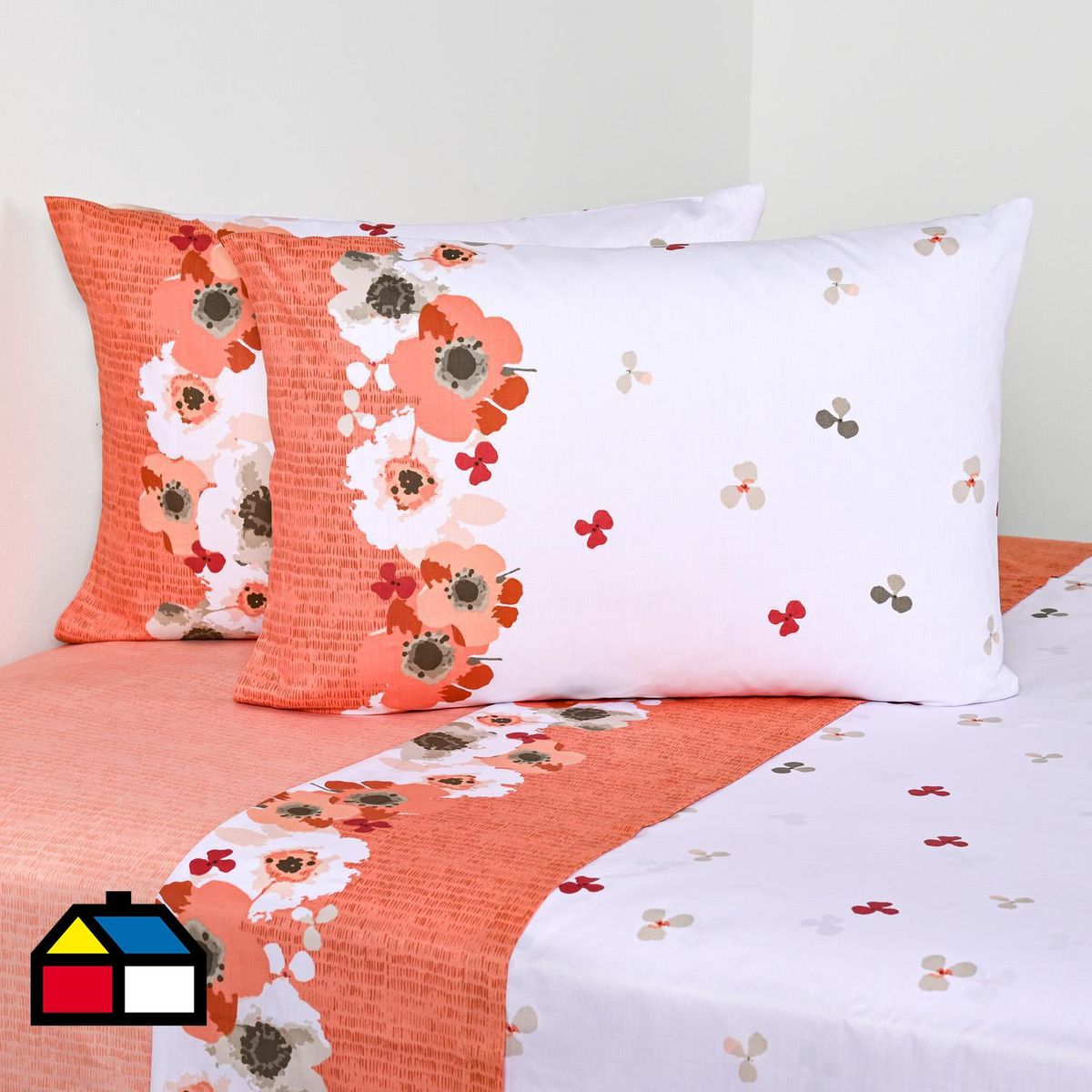 AMERICAN FAMILY - Juego de Sábanas Alba King 144 Hilos Gris