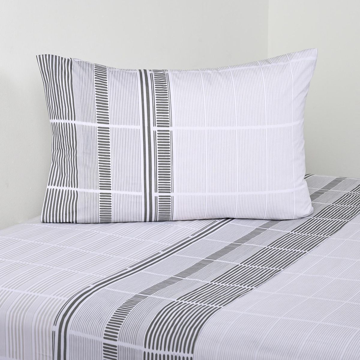 CANNON - Juego de Sábanas Express 1.5 plazas 200 Hilos Blanco