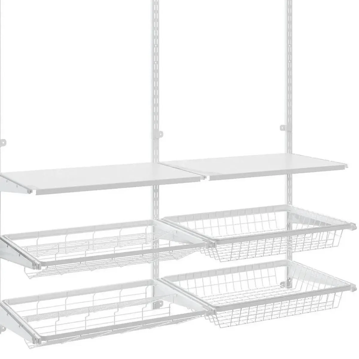 DUCASSE - Closet Acero Blanco brillante