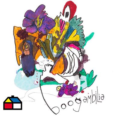 Cuadro boogambilia - paloma m